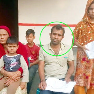 জীবিকার তাগিদে গুলির ক্ষত বয়ে ভ্যান চালাচ্ছেন জাপুল